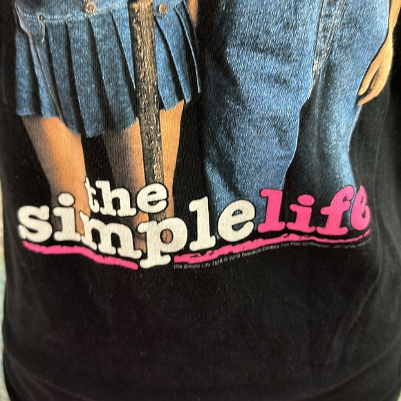 The Simple Life Paris Hilton x Nicole Richie Graphic Tshirt S - Picture 3 of 5